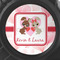 Hearts & Bunnies Tape Measure - 25ft - detail