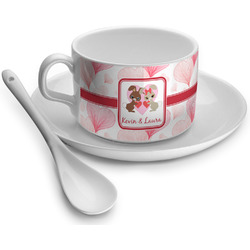 Hearts & Bunnies Tea Cup - Single (Personalized)