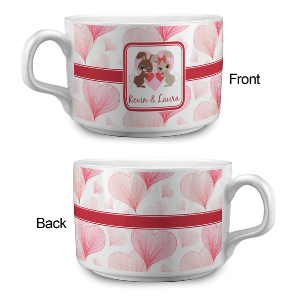 Hearts & Bunnies Tea Cup - Single Apvl