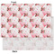 Hearts & Bunnies Tissue Paper - Heavyweight - XL - Front & Back