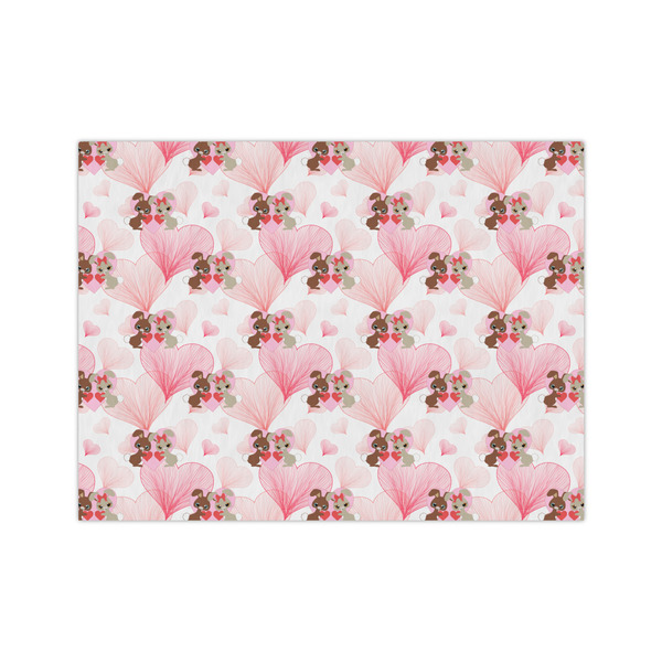 Custom Hearts & Bunnies Tissue Paper Sheets - Medium - Lightweight