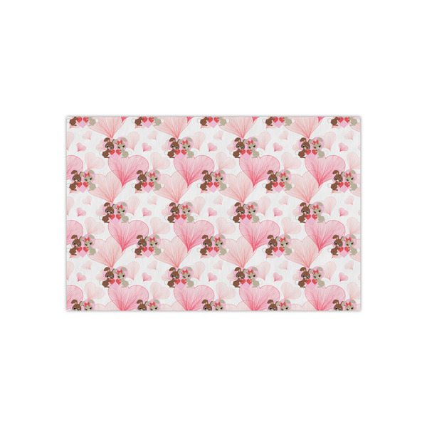 Custom Hearts & Bunnies Tissue Paper Sheets - Small - Lightweight