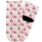 Hearts & Bunnies Toddler Ankle Socks - Single Pair - Front and Back