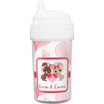 Hearts & Bunnies Toddler Sippy Cup (Personalized)