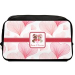 Hearts & Bunnies Toiletry Bag / Dopp Kit (Personalized)
