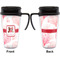 Hearts & Bunnies Travel Mug with Black Handle - Approval