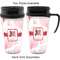 Hearts & Bunnies Travel Mugs - with & without Handle
