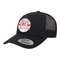 Hearts & Bunnies Trucker Hat - Black (Personalized)