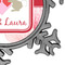 Hearts & Bunnies Vintage Snowflake - Detail