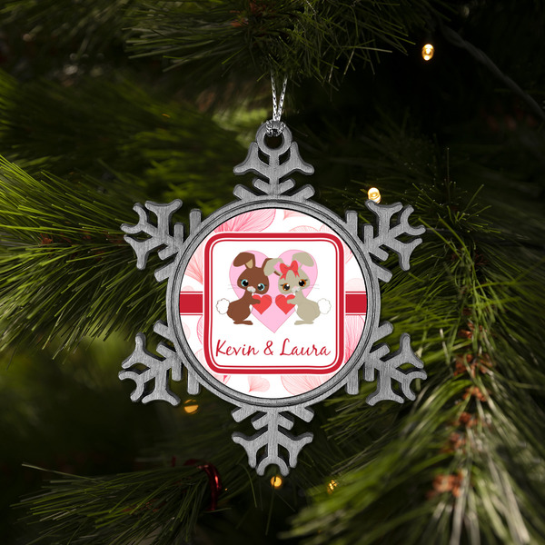 Hearts & Bunnies Vintage Snowflake - (LIFESTYLE)