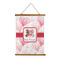 Hearts & Bunnies Wall Hanging Tapestry - Tall (Personalized)