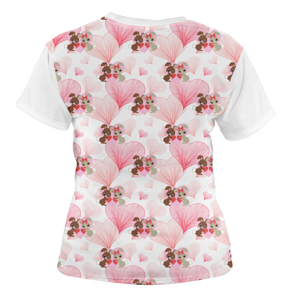 Hearts & Bunnies Women's T-shirt Back