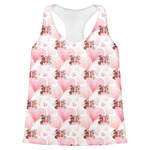 Hearts & Bunnies Womens Racerback Tank Top - Medium