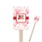 Hearts & Bunnies Rectangle Wooden Stir Sticks (Personalized)