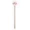 Hearts & Bunnies Wooden 6" Stir Stick - Round - Single Stick