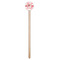 Hearts & Bunnies Wooden 7.5" Stir Stick - Round - Single Stick