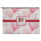 Hearts & Bunnies Zipper Pouch - Large - 12.5"x8.5" (Personalized)