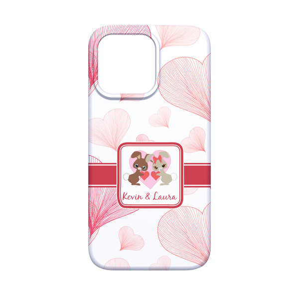 Hearts & Bunnies iPhone 13 Mini Case - Back