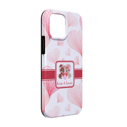 Hearts & Bunnies iPhone Case - Rubber Lined - iPhone 13 (Personalized)