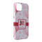 Hearts & Bunnies iPhone 14 Plus Case - Angle