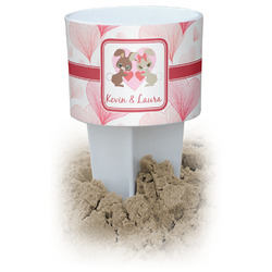 Hearts & Bunnies Beach Spiker Drink Holder (Personalized)