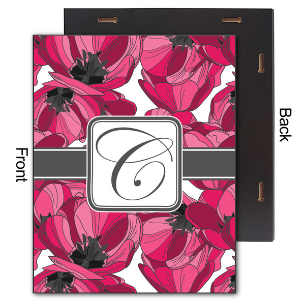 Tulips 11x14 Wood Print - Front & Back View