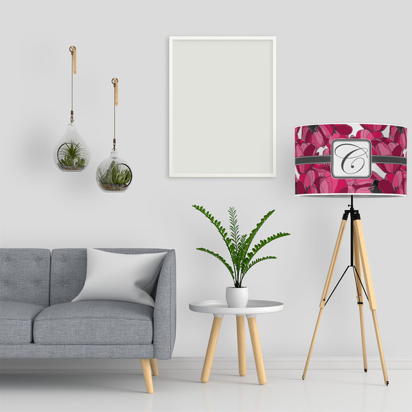 Tulips 12" Drum Lampshade - LIFESTYLE