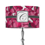 Tulips 12" Drum Lamp Shade - Fabric (Personalized)