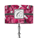 Tulips 12" Drum Lamp Shade - Fabric (Personalized)