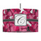 Tulips 12" Drum Pendant Lamp - Fabric (Personalized)
