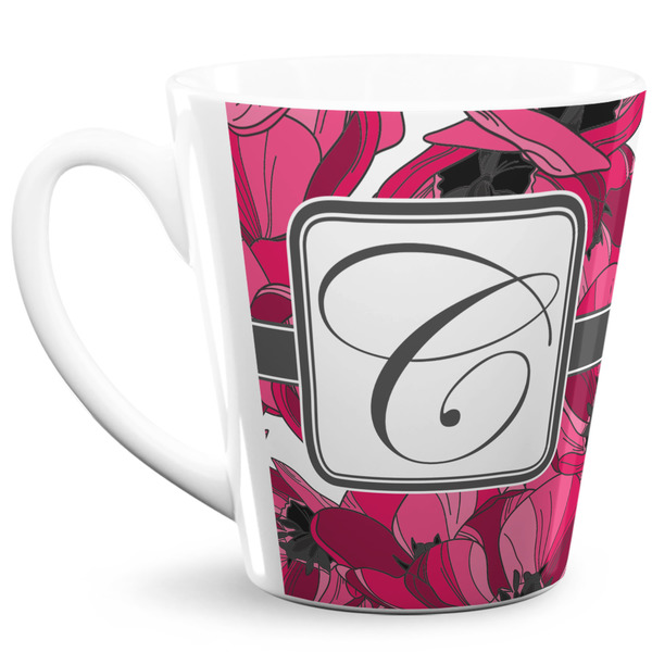 Custom Tulips 12 Oz Latte Mug (Personalized)