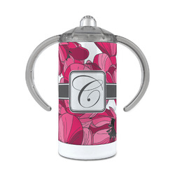Tulips 12 oz Stainless Steel Sippy Cup (Personalized)