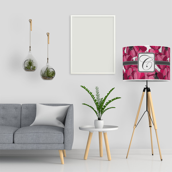 Tulips 16" Drum Lampshade - LIFESTYLE