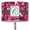 Tulips 16" Drum Lampshade - ON STAND (Poly Film)