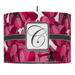 Tulips 16" Drum Pendant Lamp - Fabric (Personalized)