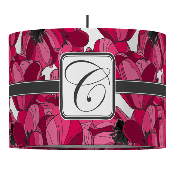 Tulips 16" Drum Lampshade - PENDANT (Fabric)