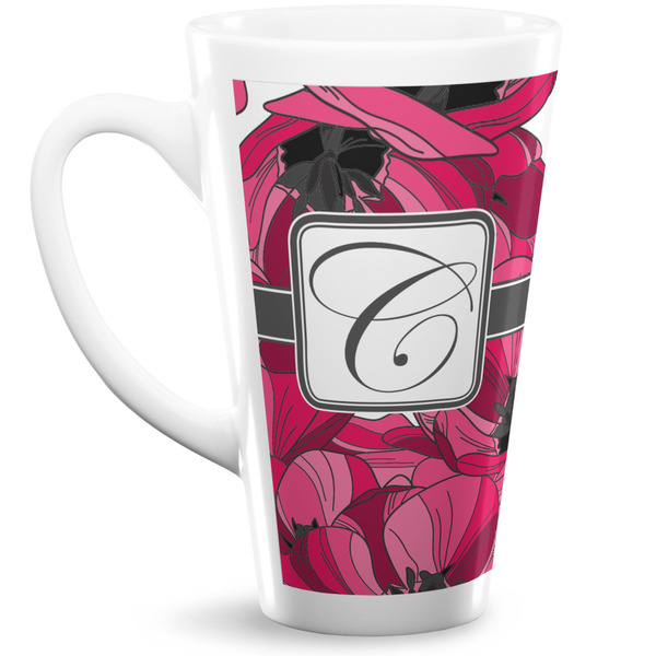 Custom Tulips 16 Oz Latte Mug (Personalized)