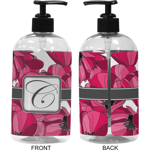 Tulips 16 oz Plastic Liquid Dispenser (Approval)