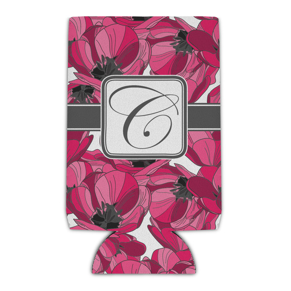 Custom Tulips Can Cooler (Personalized)