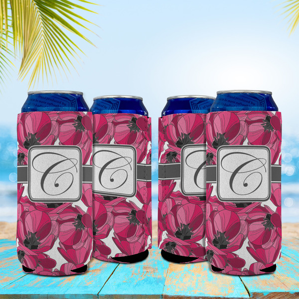 Tulips 16oz Can Sleeve - Set of 4 - LIFESTYLE