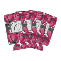 Tulips Can Cooler (16 oz) - Set of 4 (Personalized)