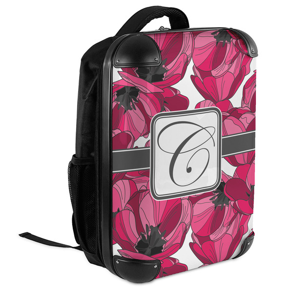 Tulips 18" Hard Shell Backpacks - ANGLED VIEW