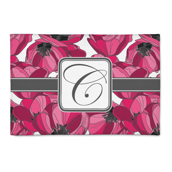 Custom Tulips 2' x 3' Indoor Area Rug (Personalized)