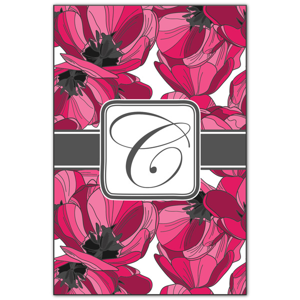 Custom Tulips Wood Print - 20x30 (Personalized)