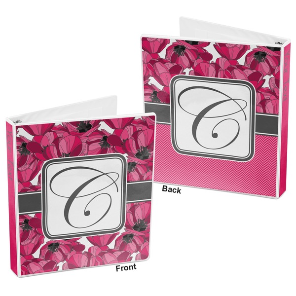 Tulips 3-Ring Binder Front and Back