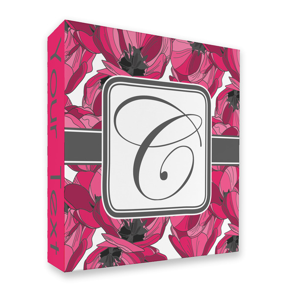 Tulips 3 Ring Binders - Full Wrap - 2" - FRONT