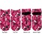 Tulips Adult Ankle Socks - Double Pair - Front and Back - Apvl