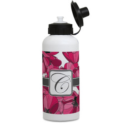 Tulips Water Bottles - Aluminum - 20 oz - White (Personalized)