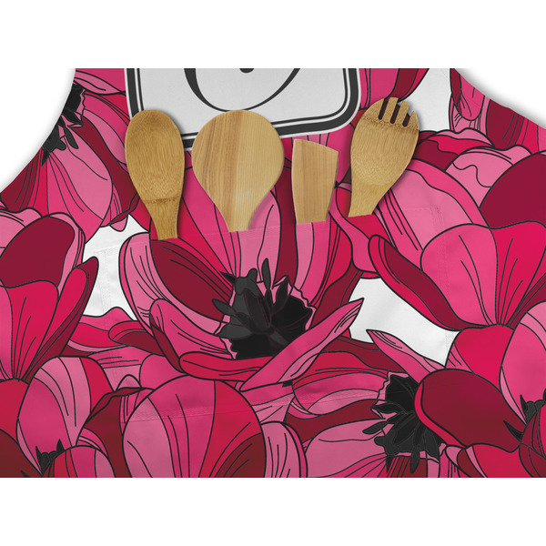 Tulips Apron - Pocket Detail with Props