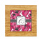 Tulips Bamboo Trivet with 6" Tile - FRONT